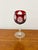 Vintage Hungarian Crystal Wine Glass For Sale - Image 9 of 9