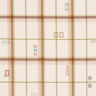 Schumacher x A Rum Fellow Fable Fabric in Alpine For Sale