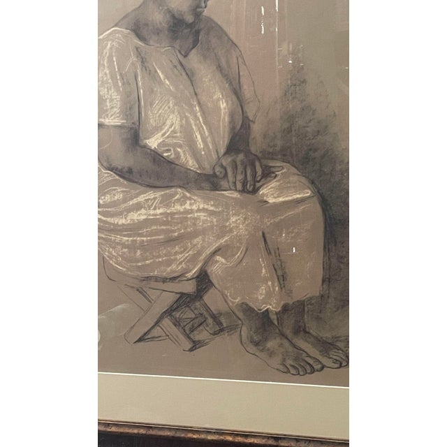 Francisco Zúñiga Offset Reproduction Part of 20 Drawings Portfolio, Martha 1974. For Sale - Image 4 of 5