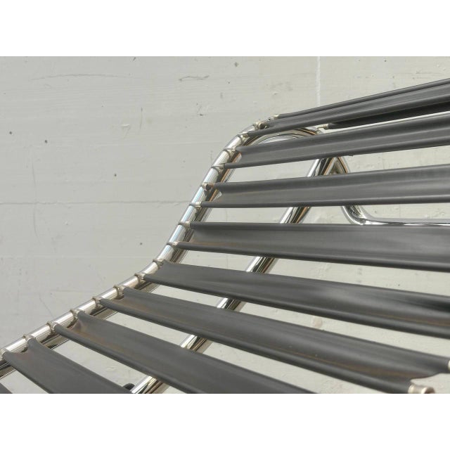 Modern LC4 Chaise Longue with Ponyfell Le Corbusier, Pierre Jeanneret and Charlotte Perriand by Pierre Jeanneret for Cassina, 1960s For Sale - Image 3 of 18