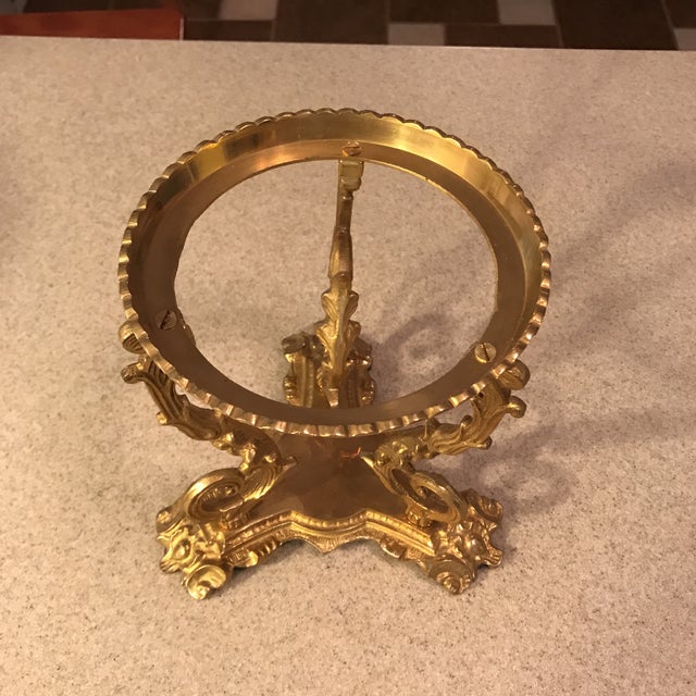 Brass Decorative Bowl Stand Chairish