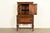 1930s Bernhardt Furniture Antique English Jacobean Carved Oak Bar Cabinet, Circa 1930s For Sale - Image 5 of 16