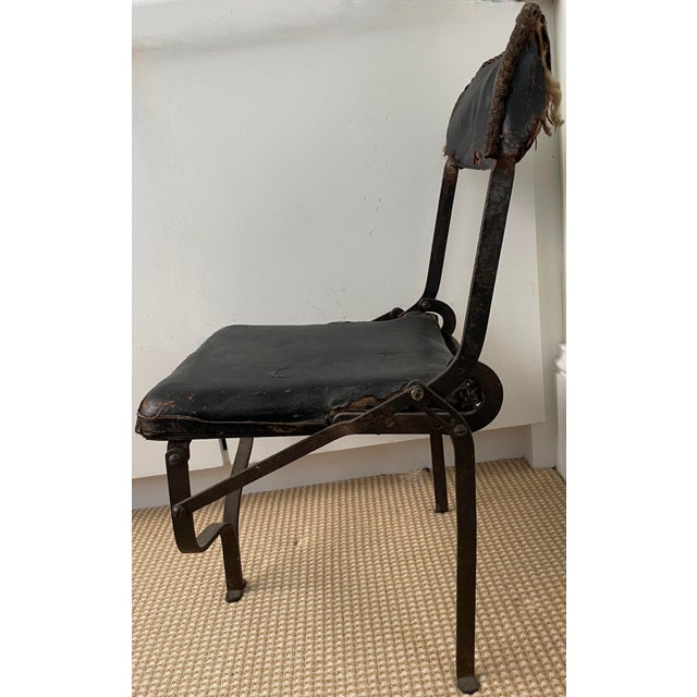 Circa 1920s French Jump Seat For Sale - Image 4 of 10