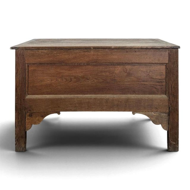 19th Century Oak Chest with High Feet For Sale - Image 9 of 9