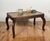 Mid-Century Modern unique vintage accent/cocktail/occasional table with inlaid ceramic tile top set within a sturdy wooden...