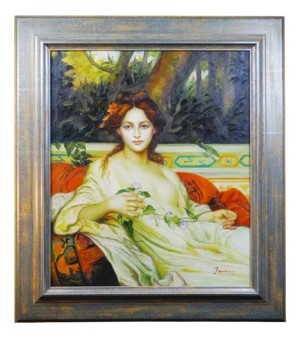 Darmont after Cabanel, Albaydé, Oil on Canvas, Framed