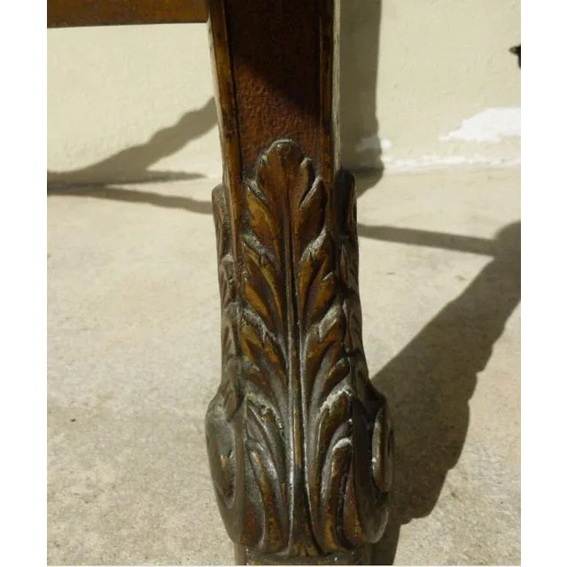 1920's Antique French Wrought Iron Vanity For Sale - Image 9 of 12