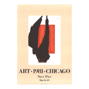 Robert Motherwell Art Chicago, 1981