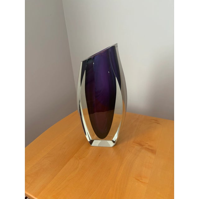Purple Correia Art Glass Vase. Limited Edition 9199.75/500 For Sale - Image 4 of 10