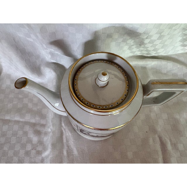 Italian 1960s Richard Ginori Coffee Pot in the Fiesole Pattern For Sale - Image 3 of 18