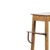 Furniture - Art Nouveau Column. Portuguese, early 20th century, in chestnut wood with three shelves. Dimensions: 100 cm x...