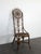 1970s Bamboo and Rattan Chairs with Sunflower Decoration, 1970s, Set of 4 For Sale - Image 5 of 11