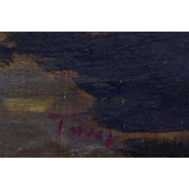 Antonio Tucci, Contryside Landscape, Italy, 1990s, Oil on Canvas, Framed For Sale - Image 4 of 6