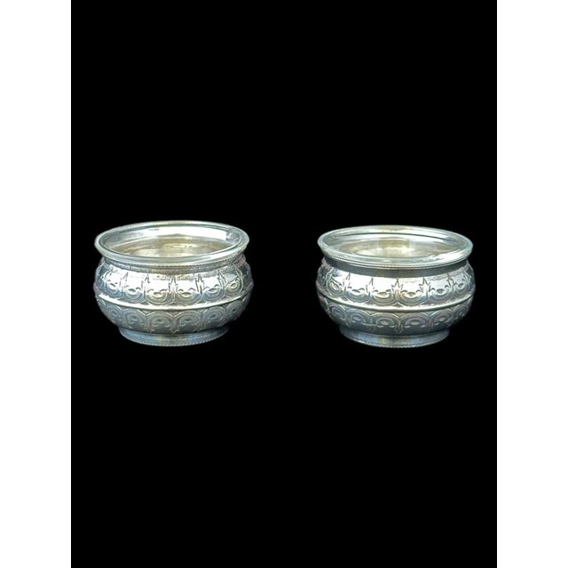 English Sterling Silver Salt Dips/ Cellars, Sheffield, Circa 1886 For Sale - Image 12 of 12