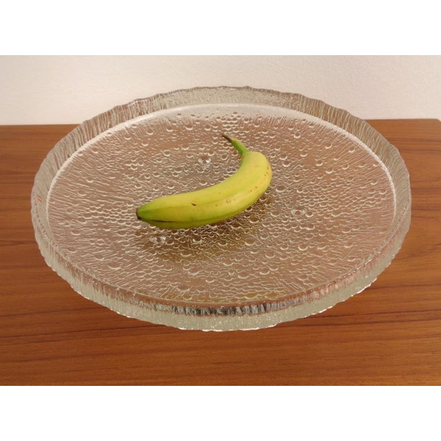 Glass Large Glass Bowl by Tapio Wirkkala for Iittala, Finland, 1960s For Sale - Image 7 of 14