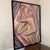 Vintage Abstract Nude Painting on Canvas ~ Framed For Sale - Image 4 of 12