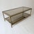 Vintage Brass Coffee Table with Smoked Glass and Mirror from Maison Jansen, 1960s For Sale - Image 3 of 11