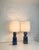 Blue Ceramic Table Lamps by Nils Thorsson for Fog & Morup, 1960s, Set of 2 For Sale - Image 6 of 12