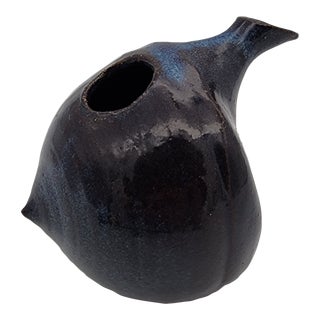 Vintage Studio Pottery Pot With Spout For Sale