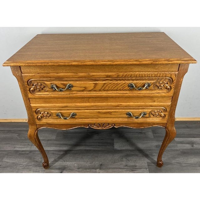 Vintage French Chest of Drawers in Oak For Sale - Image 12 of 12
