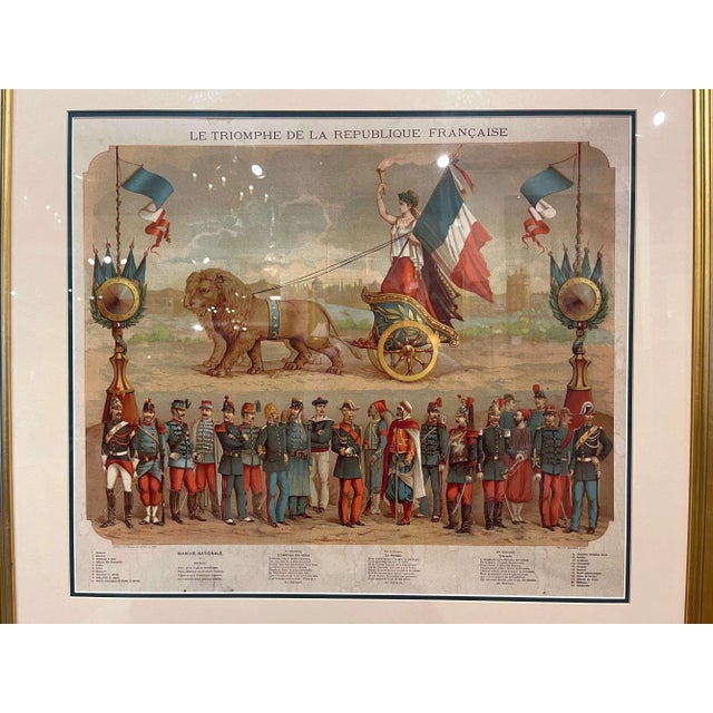 Set of Two Early 20th Century French Revolution Prints in Custom Frames For Sale - Image 4 of 12