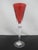 Waterford Crystal Waterford Crystal 12 Days of Christmas 5 Golden Rings Crimson Champagne Flute For Sale - Image 4 of 9