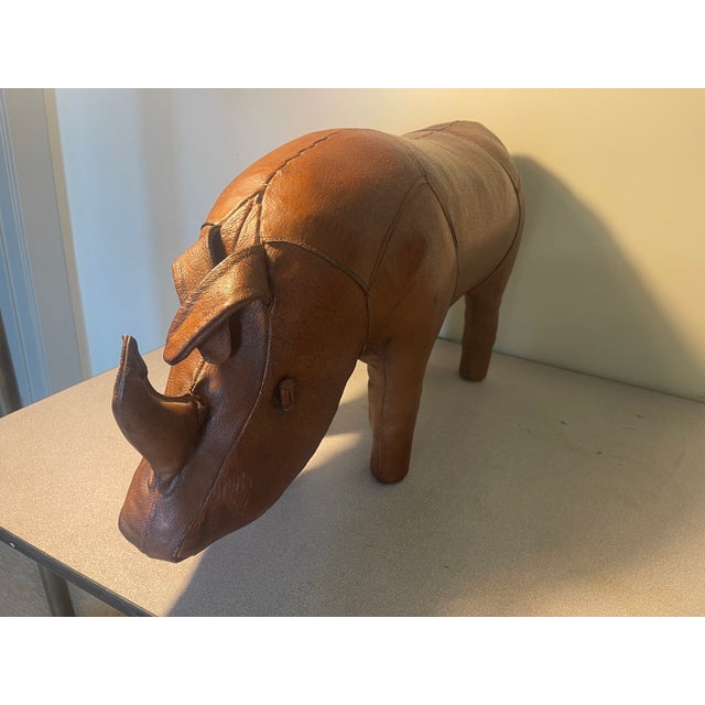 1960s All Leather Abercrombie and Fitch Rhino For Sale In Denver - Image 6 of 16
