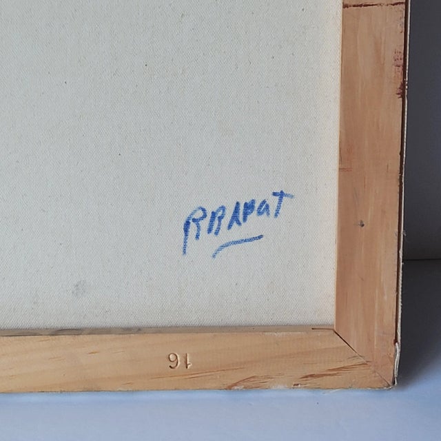 2000 - 2009 Early 21st Century Portrait Nude Woman Sitting Oil Painting by Rosemary Rabut For Sale - Image 5 of 6