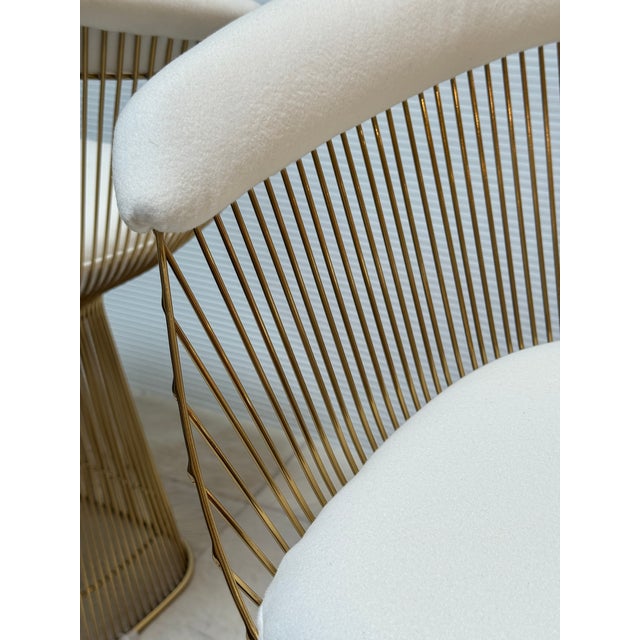 Modern Eternity Modern Platner Style Arm Chairs, Pair For Sale - Image 3 of 12