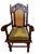 Late 19th Century Pair of Antique Carved Mahogany Cane-Back Armchairs, C. 1890–1910 For Sale - Image 5 of 10