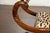 Pair of English Regency Carved Mahogany 19th Century Stools with Scrolling Arms For Sale - Image 4 of 12