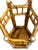 Vintage Hexagonal Bamboo Plant Stand Table For Sale - Image 12 of 12