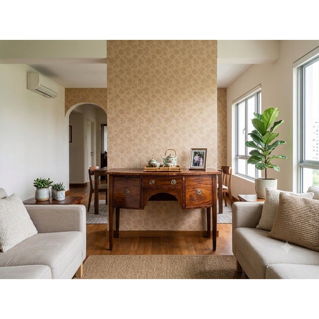 Vintage Western Natural Wood Brandy Board Sideboard Console Table For Sale In San Francisco - Image 6 of 14