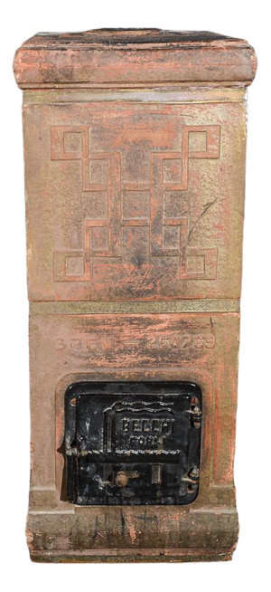 Italian Branded Terracotta Stove