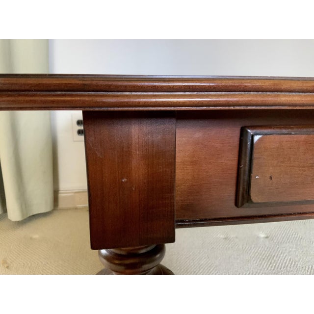 Brown Vintage Rectangular Mahogany Chippendale Style Coffee Table For Sale - Image 8 of 18
