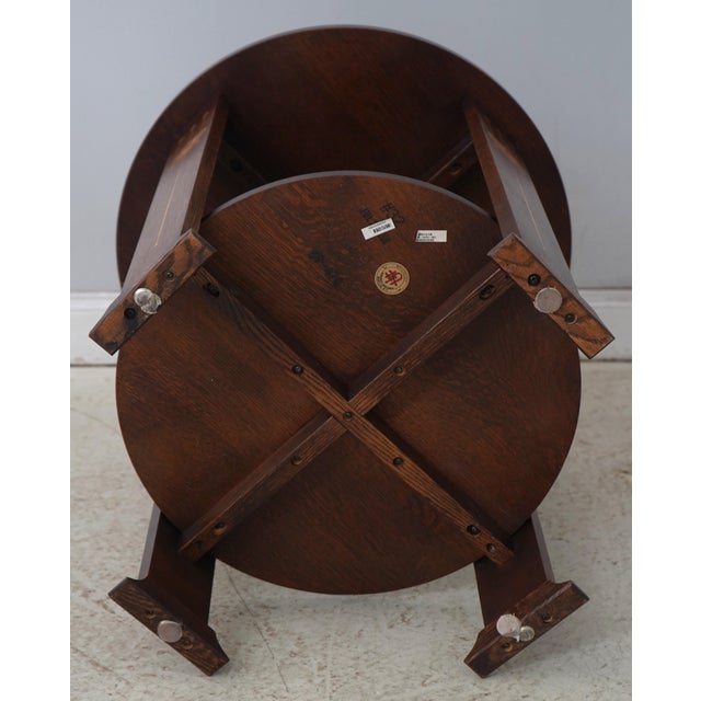 Stickley Harvey Ellis Mission Oak Lamp Table For Sale - Image 13 of 14