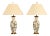 Japanese Pair of Hand Painted Porcelain Table Lamps For Sale