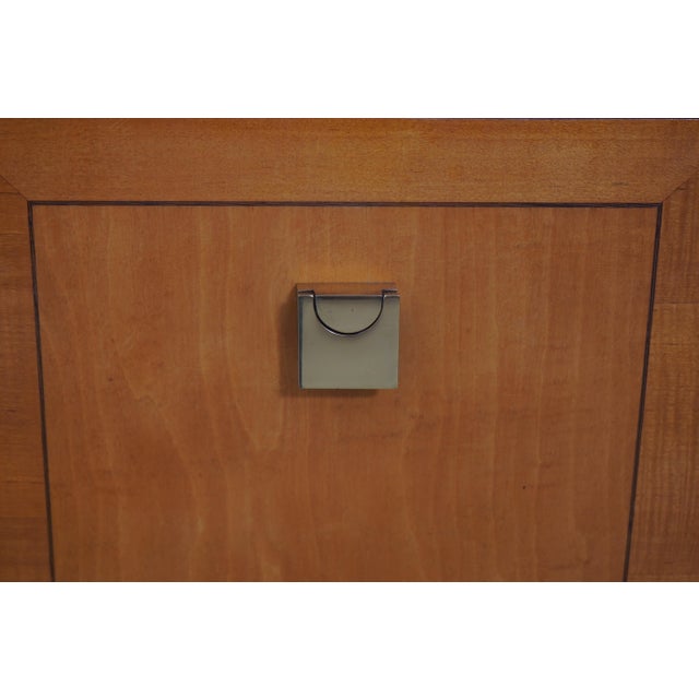 Hickory White Genesis Collection Satinwood Biedermier Server For Sale - Image 11 of 18