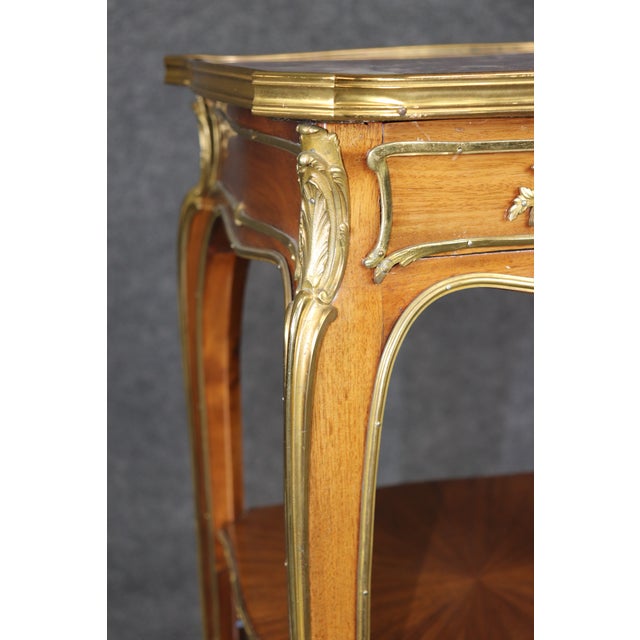 Pair Dore' Bronze Mounted French Louis XV Night Stands Attr. Joseph Zweiner For Sale - Image 17 of 17