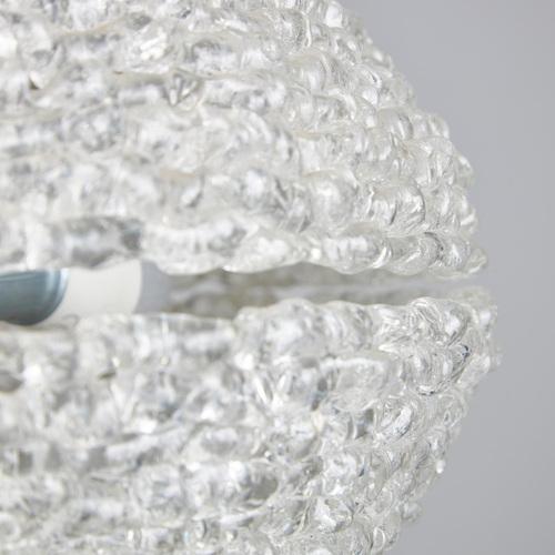 White Hanging Lamp from Austrolux, 1960s For Sale - Image 8 of 13