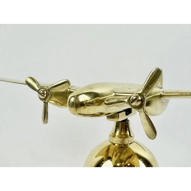 1940s Brass Mosquito Desk Plane Model from de Havilland, 1940s For Sale - Image 5 of 16