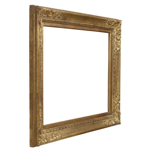 Wood Baroque Gold-Colored Pine Wood Frame For Sale - Image 7 of 18