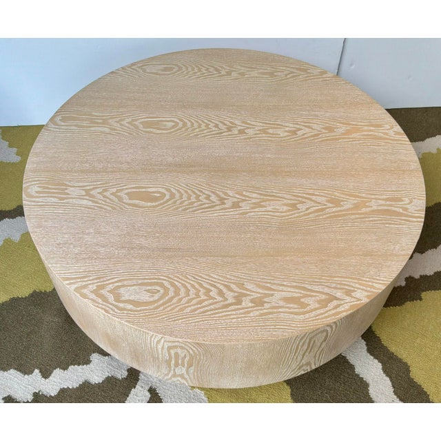 Modern Worlds Away Modern Cerused Oak Oslo Coffee Table For Sale - Image 3 of 4