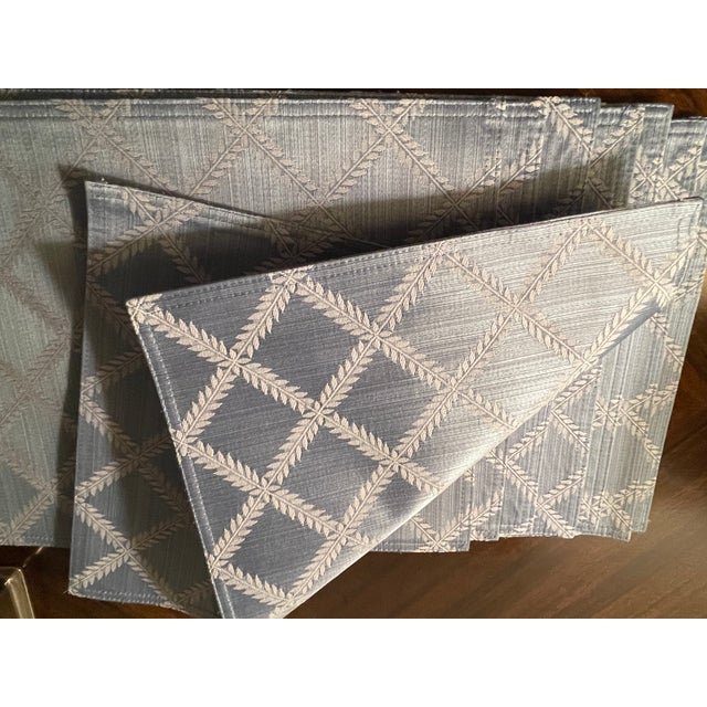 2000s Double Sided Silky Padded Placemats Set of 8 Chairish