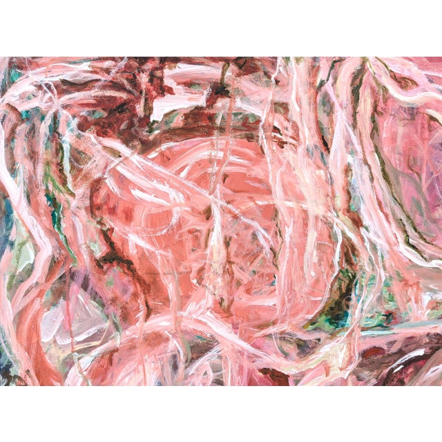 Contemporary Kristi Haines Herman “The Trees of Comfort 1” Contemporary Gestural Abstract Expressionist Painting, 2024 For Sale - Image 3 of 9