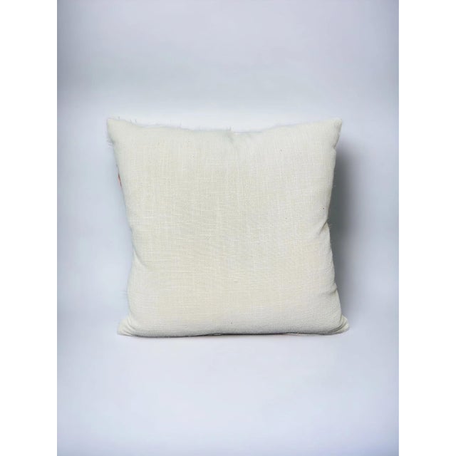 Beautiful Kantha cloth pillow, made from vintage repurposed fabrics, which are carefully washed and then overdyed in a...