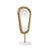 New special order item. Not vintage. Shine on! This Micah Small mirror offers a touch of glimmer with its aged gold finish...