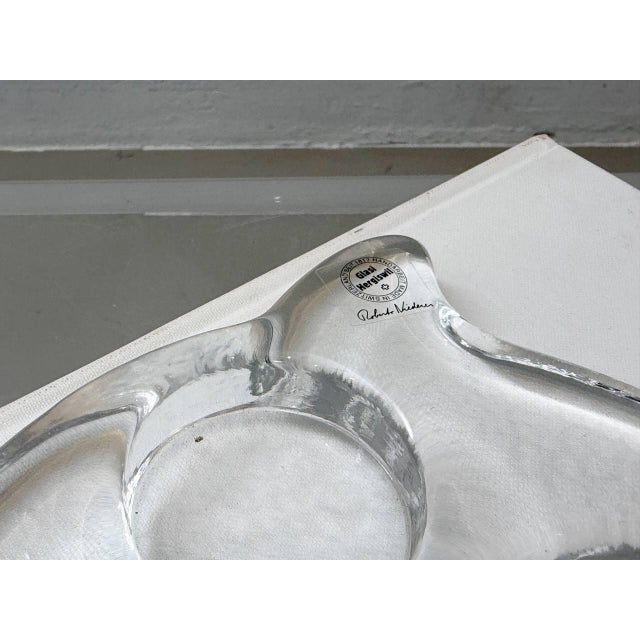 Candleholder in Glass from Glasi Hergiswil, Switzerland, 1960s-1970s For Sale - Image 6 of 12