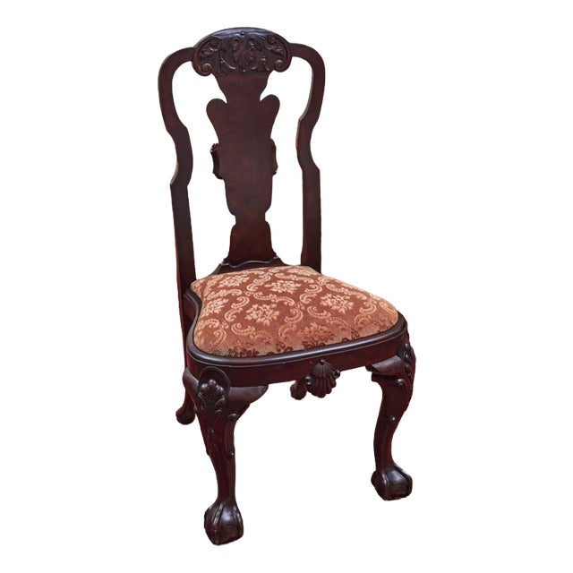 Chippendale Dining Chairs in Wood, Set of 4 For Sale