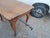 Vintage Italian Walnut Table with Chairs, 1940s, Set of 7 For Sale - Image 6 of 8